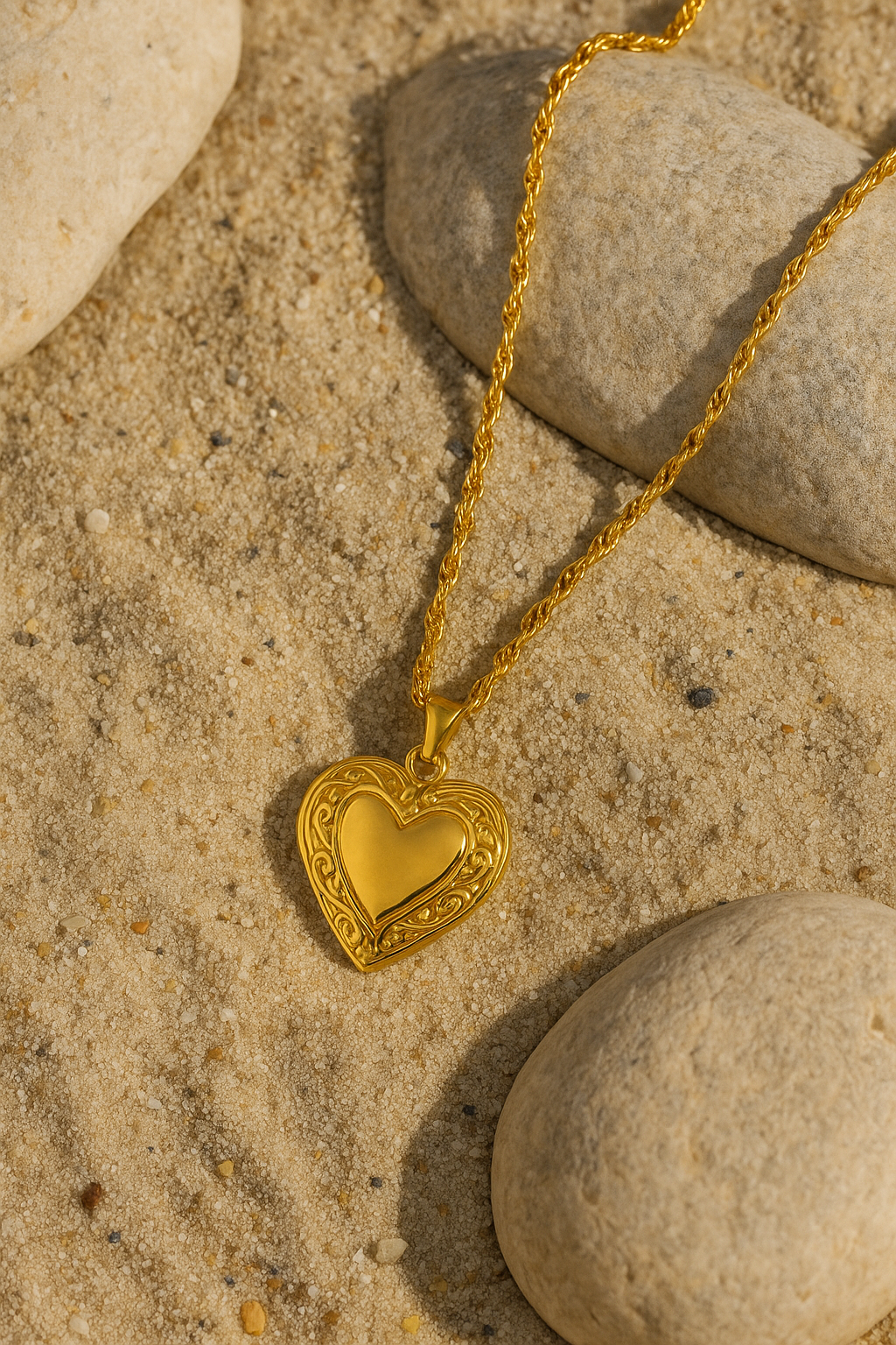 COLLIER "LUNA" PLAQUE OR 18 CARATS