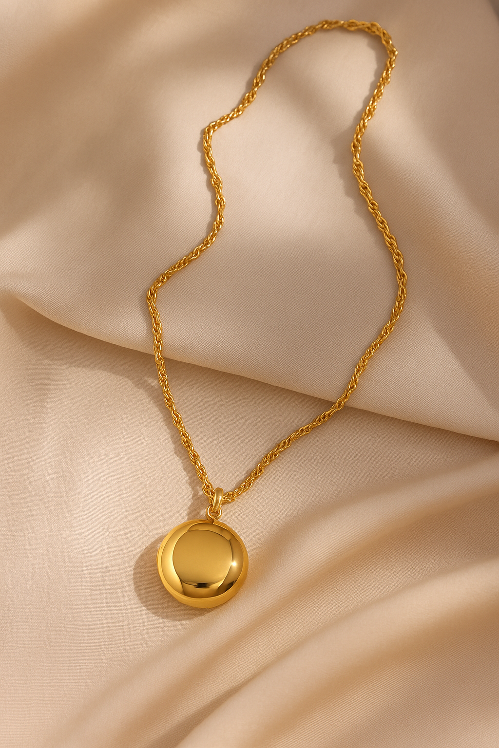 COLLIER "ISABELLA" PLAQUE OR 18 CARATS