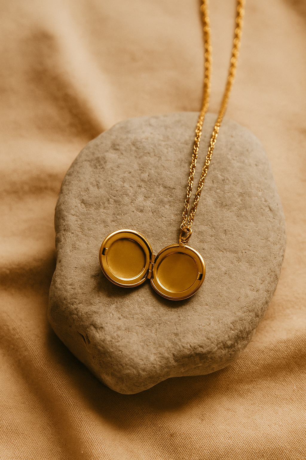 COLLIER "ISABELLA" PLAQUE OR 18 CARATS