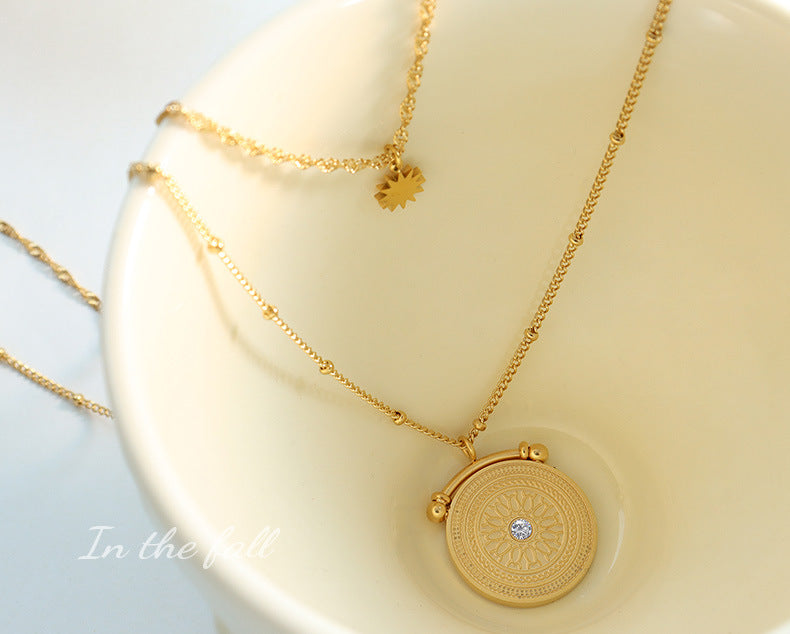 Collier "LUCIA " plaqué or 18 carats