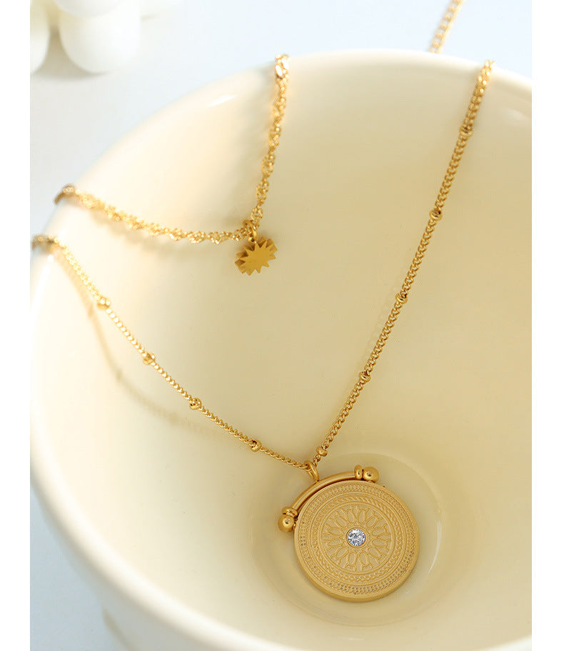 Collier "LUCIA " plaqué or 18 carats