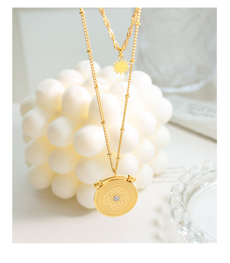 Collier "LUCIA " plaqué or 18 carats