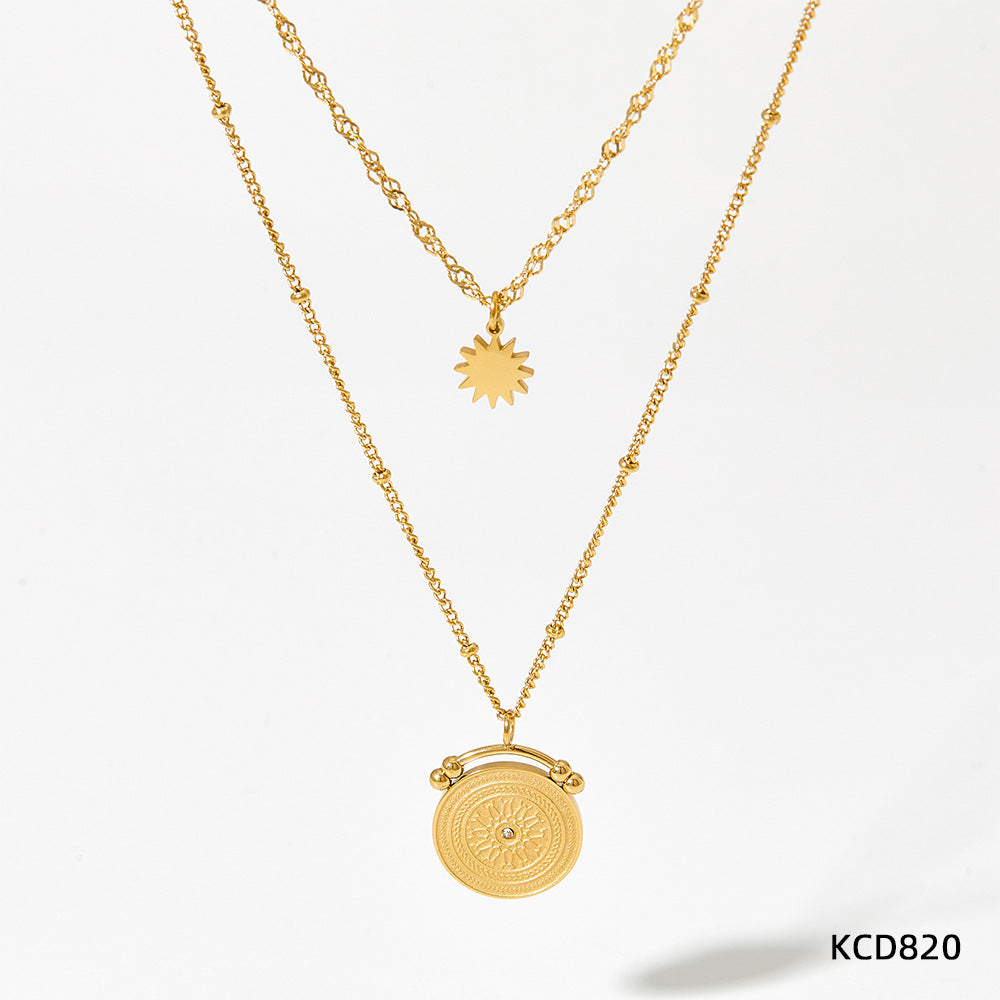 Collier "LUCIA " plaqué or 18 carats