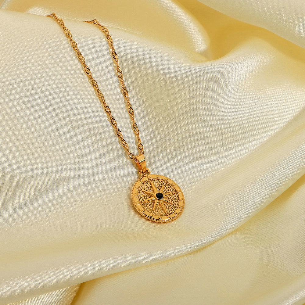 Collier "MARINA" plaqué or 18 carats