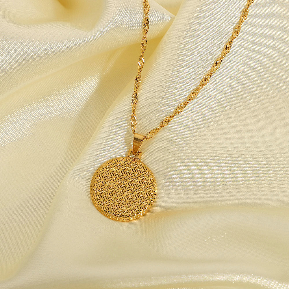 Collier "MARINA" plaqué or 18 carats