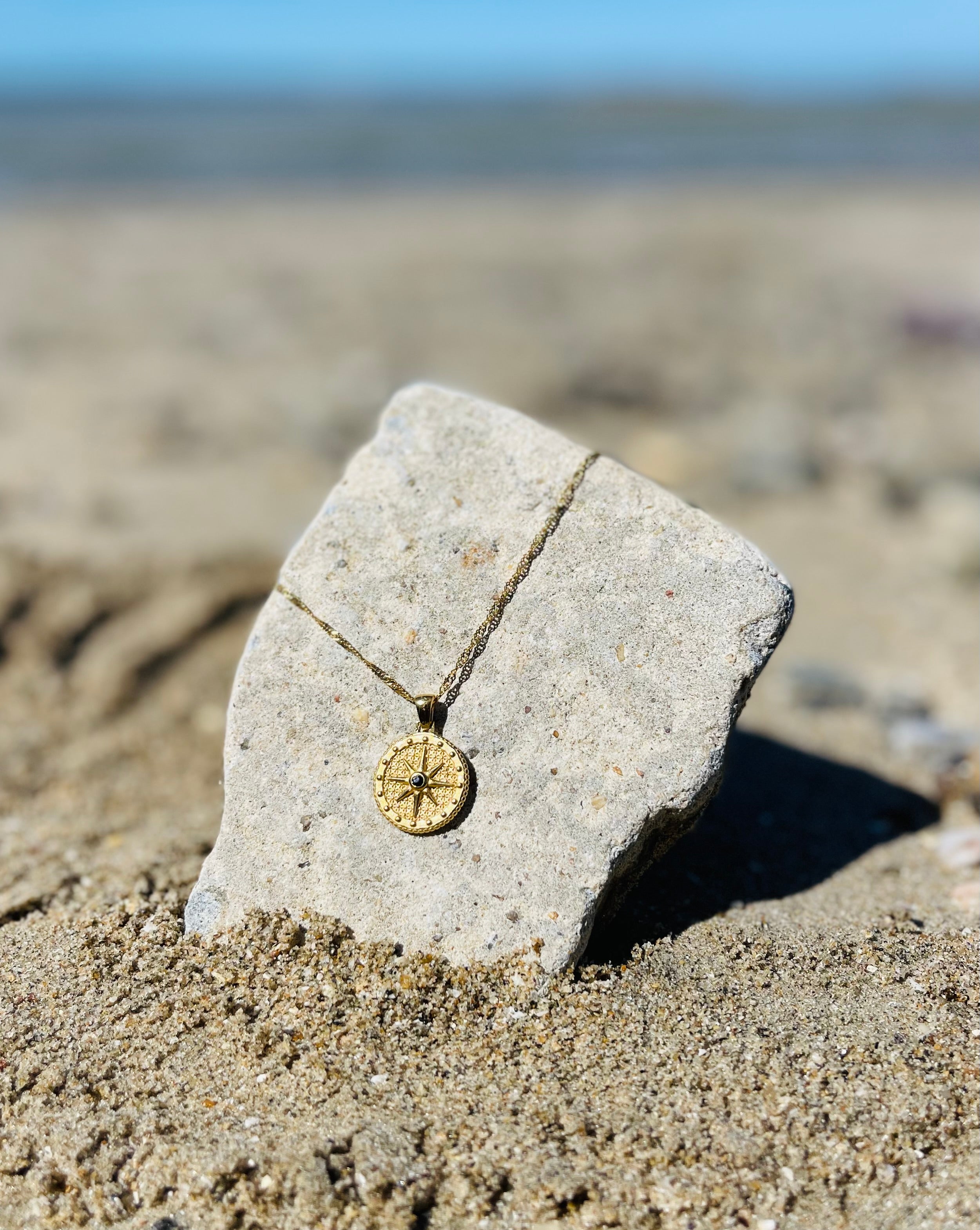 Collier "MARINA" plaqué or 18 carats