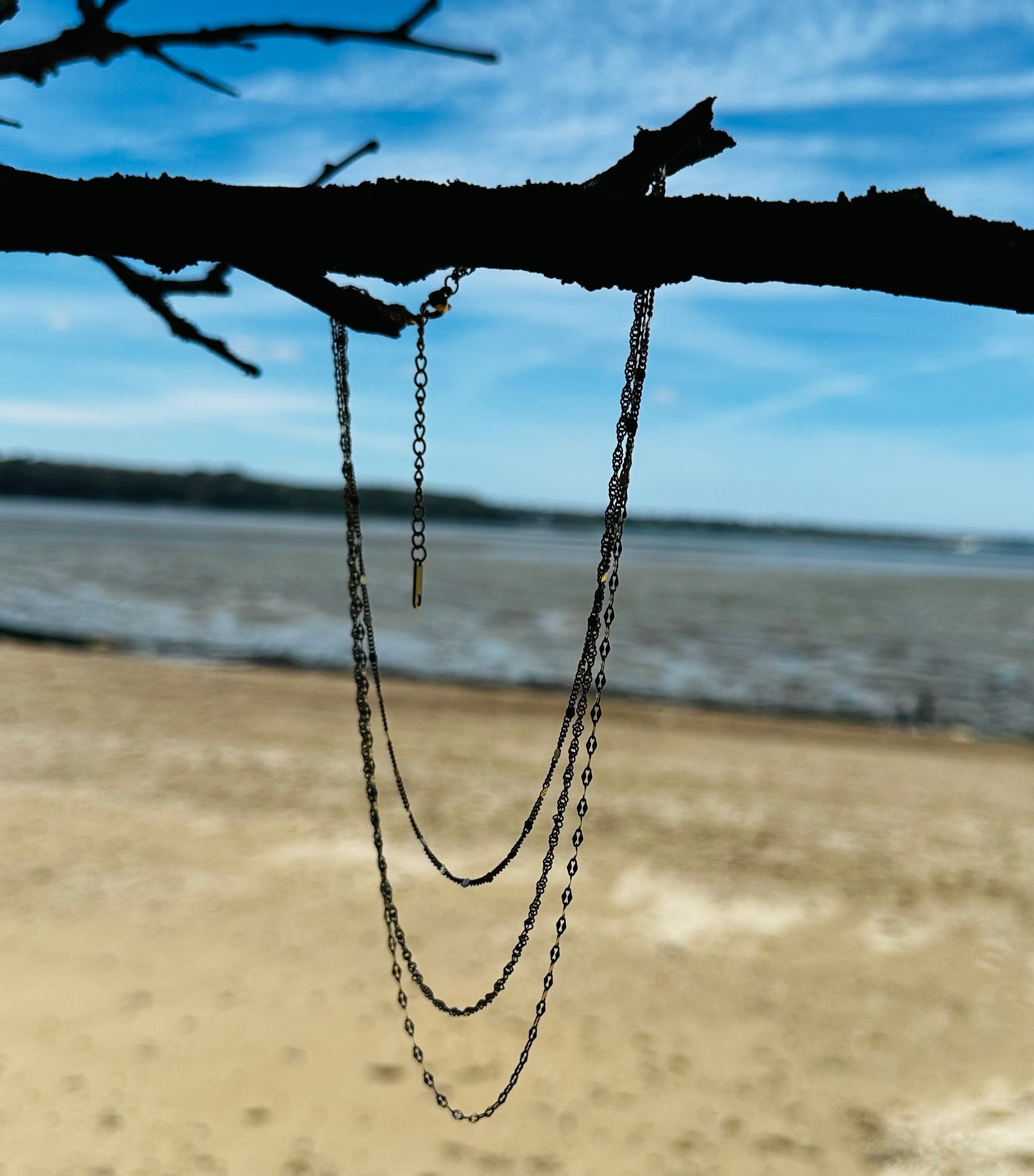 Collier "ALINA" plaqué or 18 carats