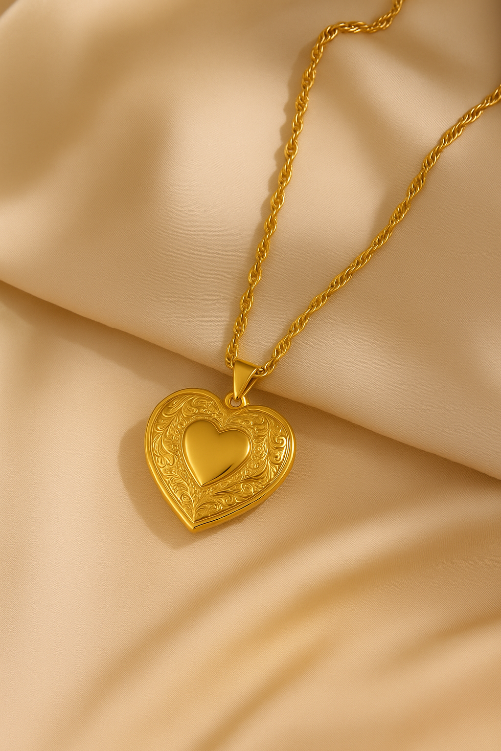 COLLIER &quot;LORA&quot; PLAQUE OR 18 CARATS